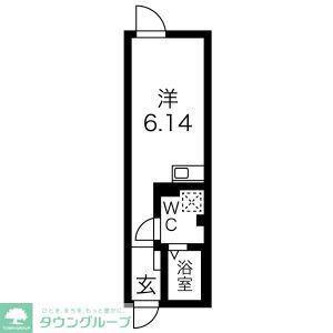 BUZZ西台I(ワンルーム/2階)の間取り写真