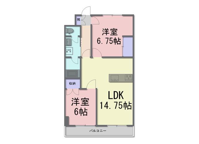 U・A・P FUJI(3LDK/3階)の間取り写真