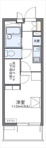 レオパレスおおさか御崎II(1K/2階)の間取り写真