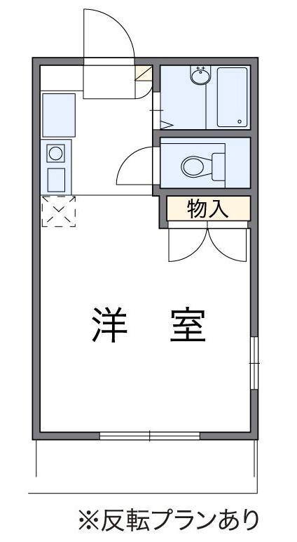 ORCHIDI(ワンルーム/1階)の間取り写真