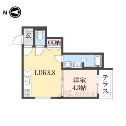 グラン シーズン2(1LDK/3階)の間取り写真