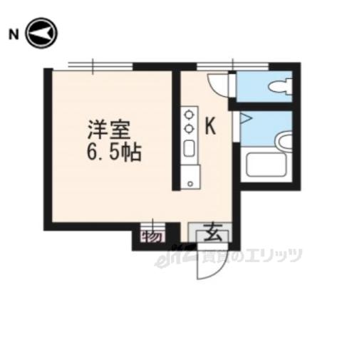 メゾンワイズ(1K/2階)の間取り写真