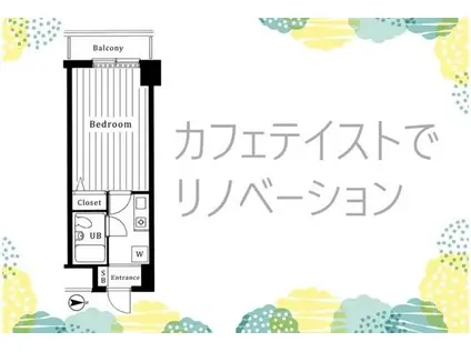 鶴見三和プラザ(1K/7階)の間取り写真