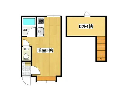 メゾンドマーサ(ワンルーム/1階)の間取り写真