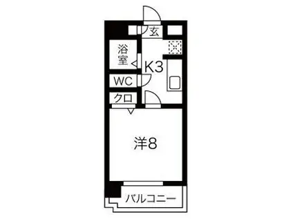 MAISON EL BLOC(1K/5階)の間取り写真