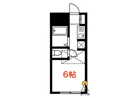 ヨコハマベイヒルズ(ワンルーム/2階)の間取り写真