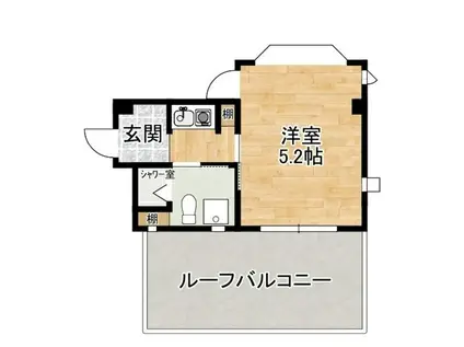 BIRDHOUSE(1K/3階)の間取り写真