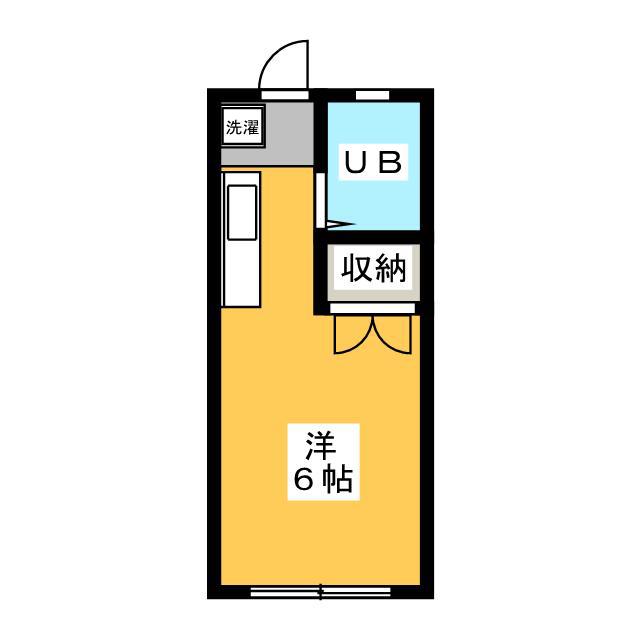 U&I南大塚(ワンルーム/2階)の間取り写真