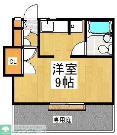 ミキコーポ栄町(ワンルーム/1階)の間取り写真