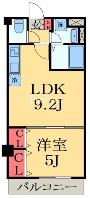 金太郎ヒルズ215(1LDK/4階)の間取り写真