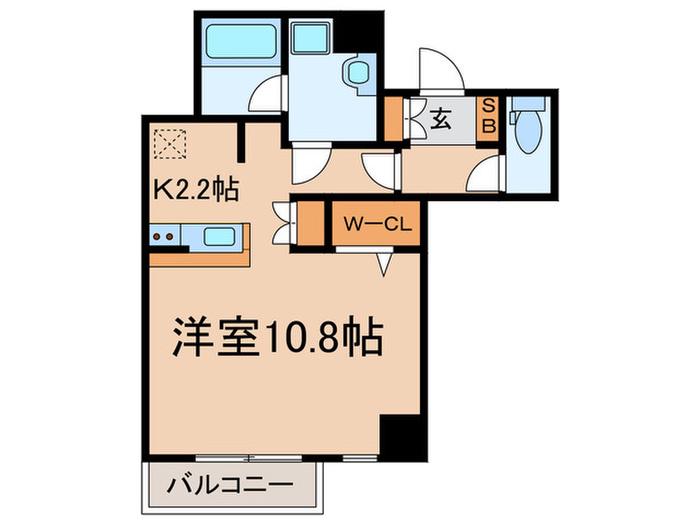 ロイヤルステージ目白(1K/1階)の間取り写真