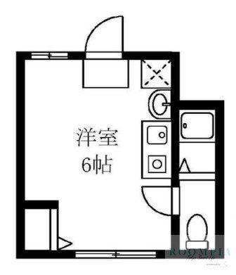 OGGI目黒本町(ワンルーム/3階)の間取り写真