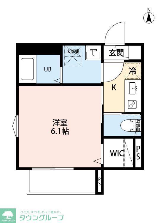 ROBOT HOME 西大宮V(1K/2階)の間取り写真