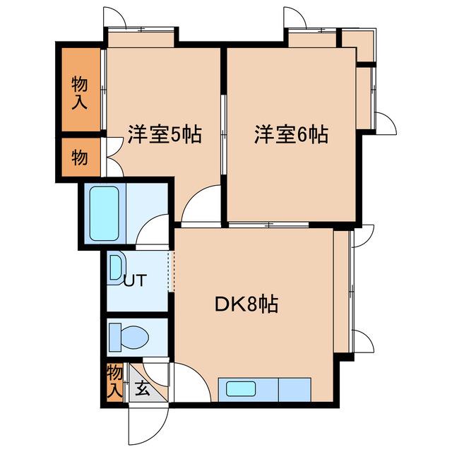 ベストホーム澄川(2LDK/1階)の間取り写真
