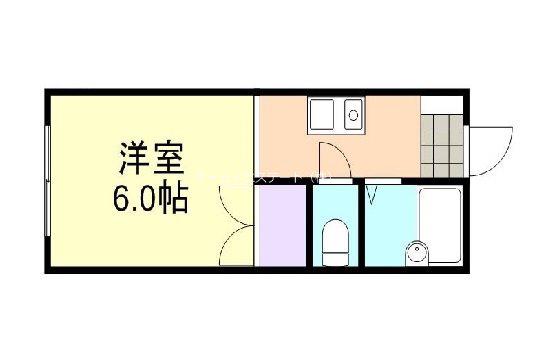 ピッコラ カーサ(1K/2階)の間取り写真