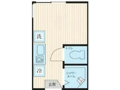 TM古川町(ワンルーム/1階)の間取り写真
