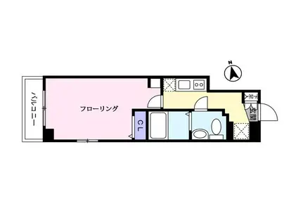 アイル上北沢(1K/3階)の間取り写真