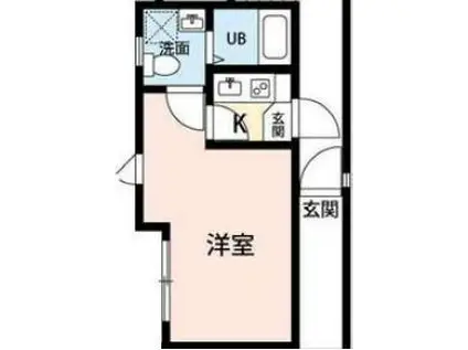 REJOEL(1K/2階)の間取り写真