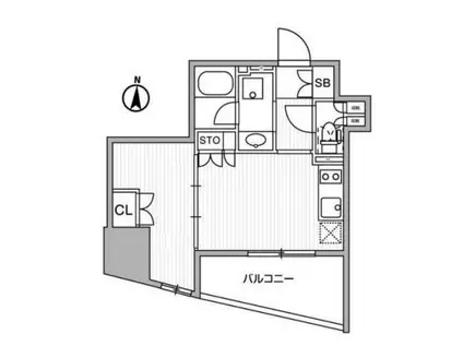 ディームス蔵前AVENUE 旧ブリリアイスト蔵前AVENUENI(1DK/6階)の間取り写真