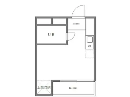 ピア立石(ワンルーム/3階)の間取り写真