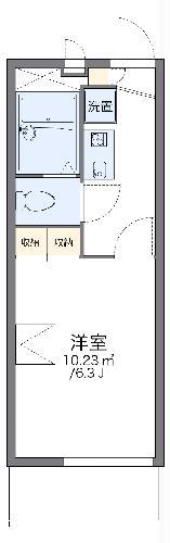 レオパレス江口橋(1K/2階)の間取り写真