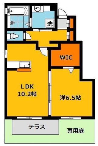 すいよう(2LDK/2階)の間取り写真