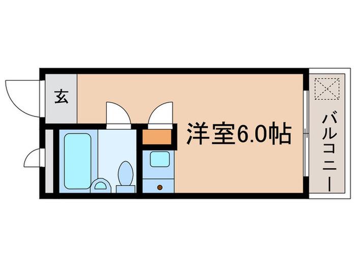 ハイシティ目白(ワンルーム/5階)の間取り写真