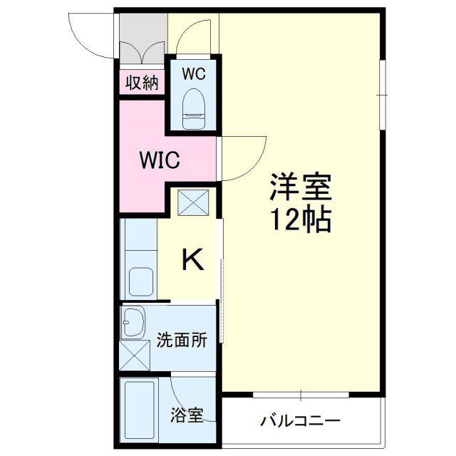 アリスト(1K/3階)の間取り写真