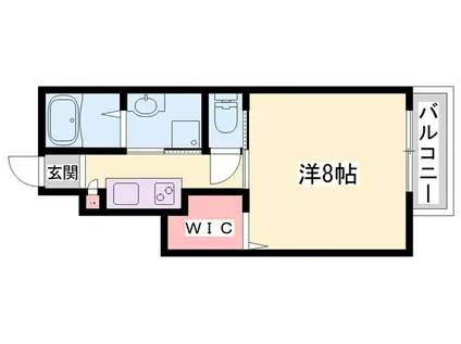 セレーノオルト(1K/1階)の間取り写真