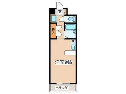 エスポワール町田(ワンルーム/1階)の間取り写真
