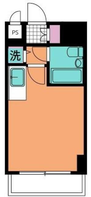 藤和シティコープ練馬(ワンルーム/5階)の間取り写真