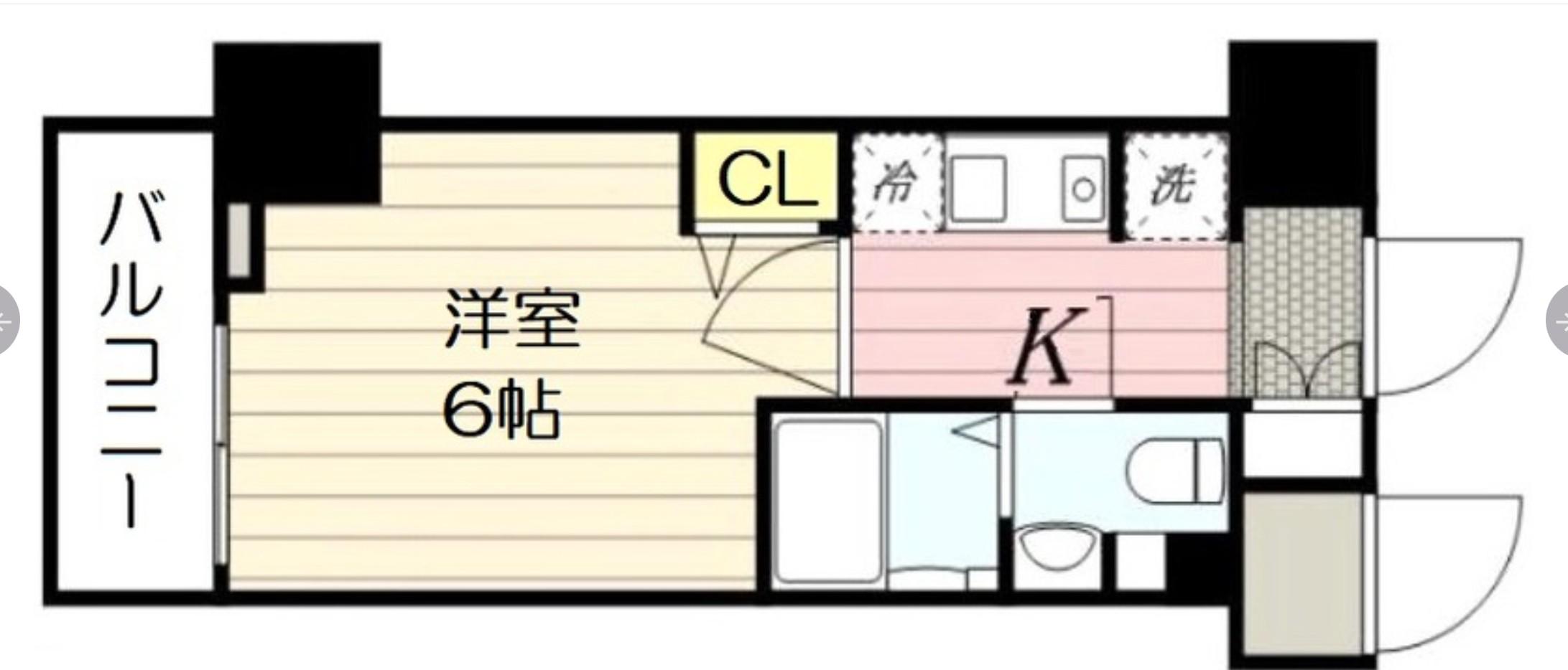 N-STAGE 三郷(1K/10階)の間取り写真