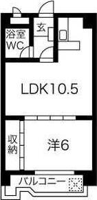 SENOHEN TOYOAKE(1LDK/3階)の間取り写真