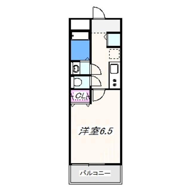 シャンティー泉佐野(1K/2階)の間取り写真