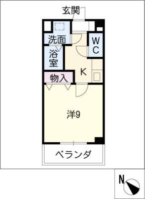BRICK STAGE(1K/2階)の間取り写真
