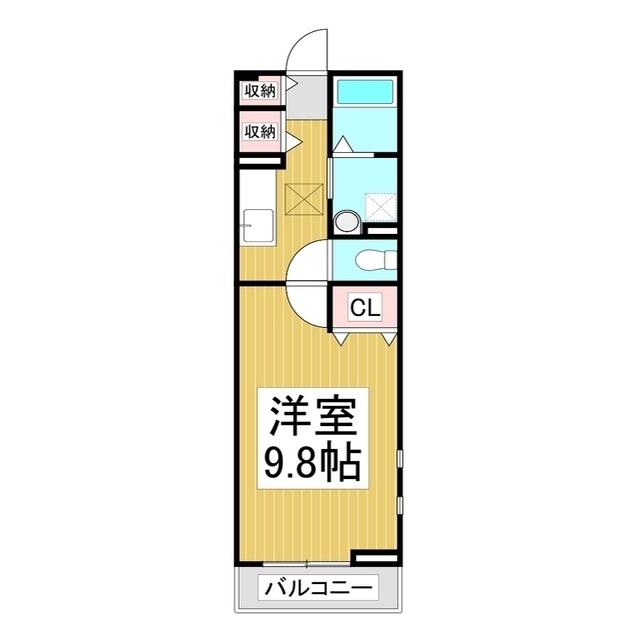 プチメゾン泉(1K/1階)の間取り写真