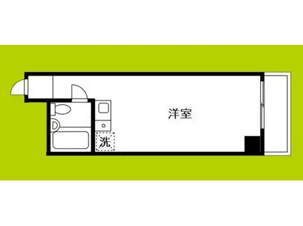 シティライフ梅田(ワンルーム/6階)の間取り写真