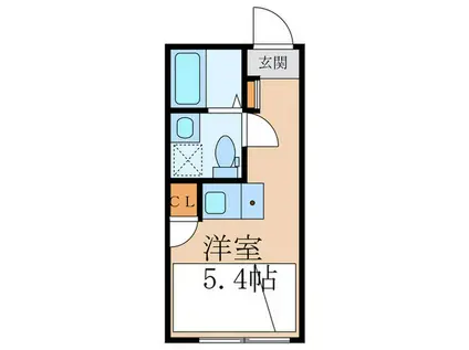 HJ PLACE 目黒通(ワンルーム/3階)の間取り写真