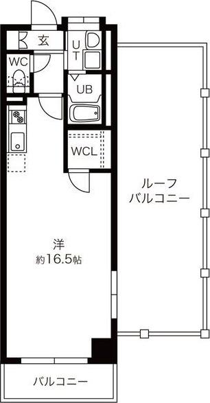キャッスル常滑(ワンルーム/6階)の間取り写真