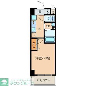 ESTACION KANAYAMA ウエスト・イースト(1K/9階)の間取り写真
