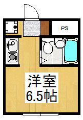 Nファースト清瀬(ワンルーム/2階)の間取り写真