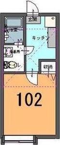 ディアコート白石(1K/1階)の間取り写真