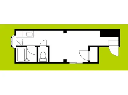 伊藤マンション(ワンルーム/3階)の間取り写真