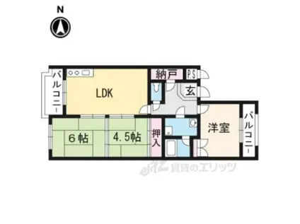 ダイヤモンドヴィスタ(3LDK/3階)の間取り写真