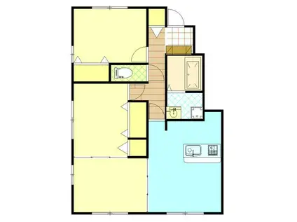 ティエラ C棟(3LDK/2階)の間取り写真
