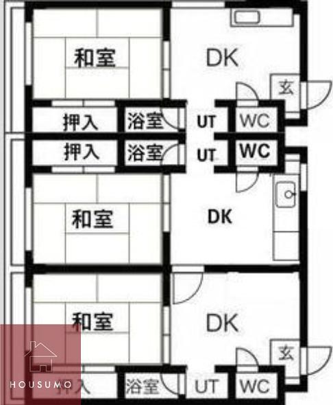 SENSE東淀川(5DK/2階)の間取り写真