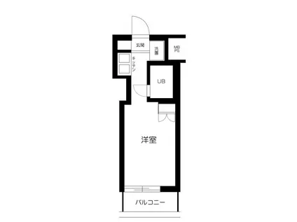 トップ明大前第三(ワンルーム/3階)の間取り写真