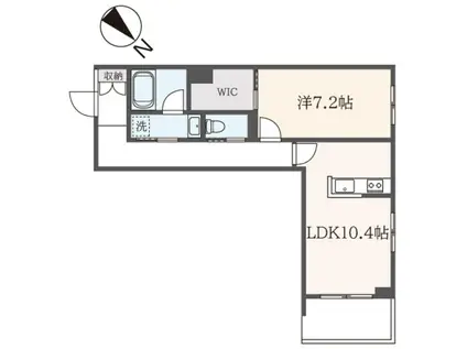 ル・シャルム・レミ(1LDK/3階)の間取り写真