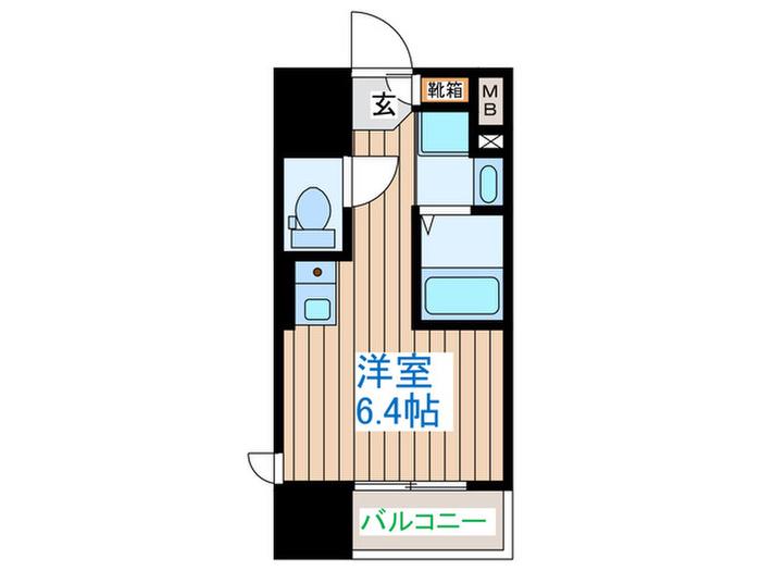 令和ライフ北目町(ワンルーム/10階)の間取り写真