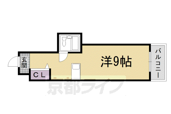 SUN STAGE21(1K/5階)の間取り写真